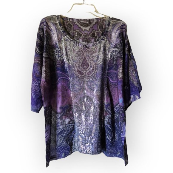 Roz & Ali top for women size Medium - Picture 1 of 3